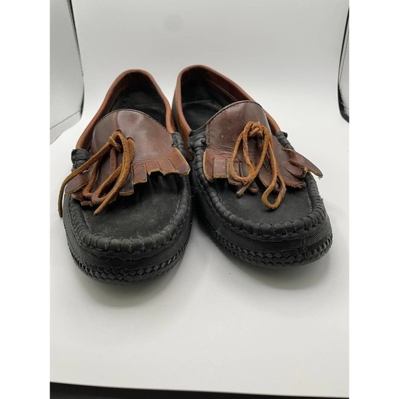 COLE HAAN Men\'s Loafers Dress Shoes Leather Brown Black Size 12 main image 7